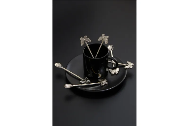 Skesæt 6 stk - Sølv - Husholdning - Servering & opdækning - Bestik - Skeer