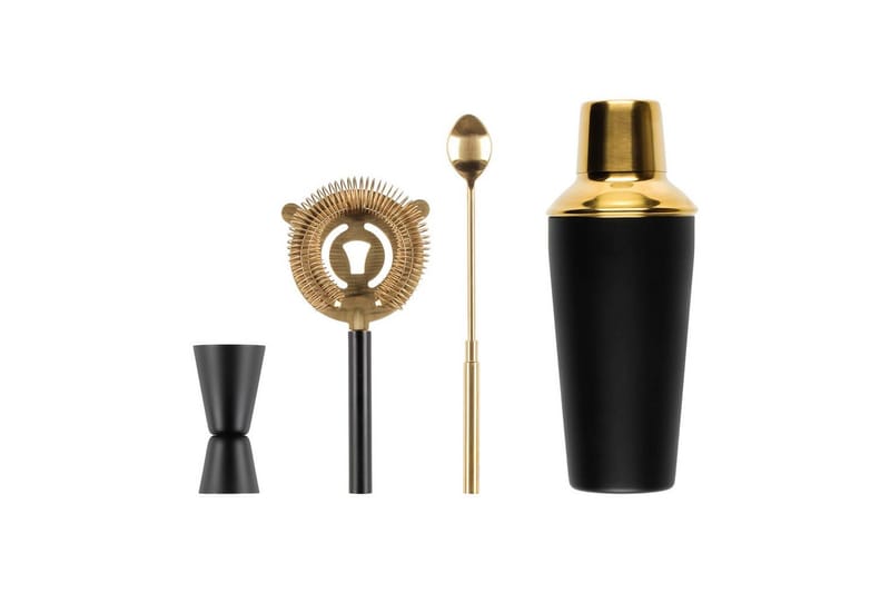 Cocktailset Maku 4 dele, Sort