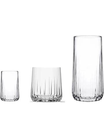 Glassæt (18 dele) Opviq Nova (17 x 32 x 32 cm) Transparent - Transparent - Husholdning - Servering & opdækning - Glas
