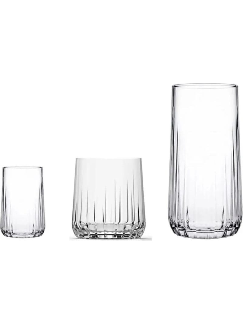 Glassæt (18 dele) Opviq Nova (17 x 32 x 32 cm) Transparent - Transparent - Husholdning - Servering & opdækning - Glas