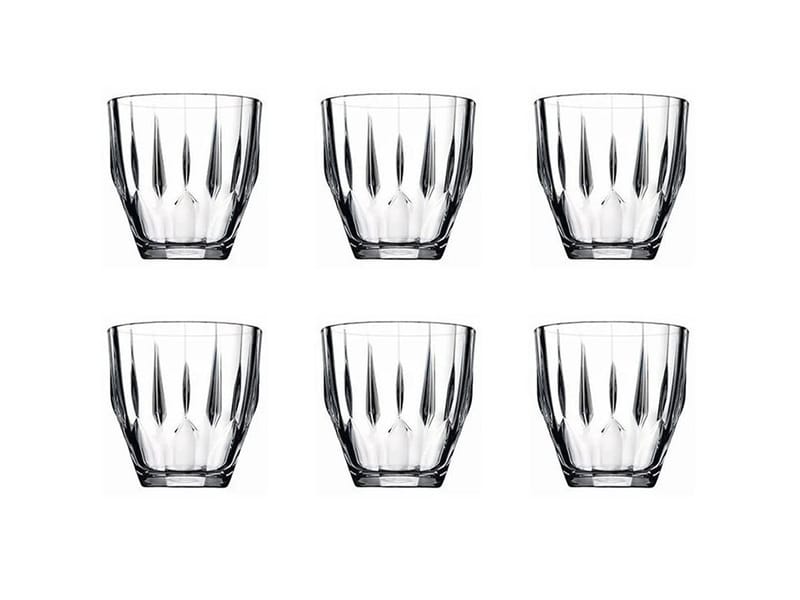 Glassæt (6 dele) Opviq PB-52988 (8,5 x 8,5 x 8,7 cm) Transparent - transparent - Husholdning - Servering & opdækning - Glas - Vandglas