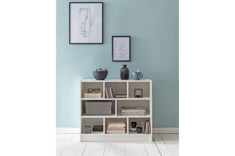 Bogreol Wohnling Spånplade med 8 Opbevaringshylder - Husholdning - Servering & opdækning - Kander og karafler - Glasflaske