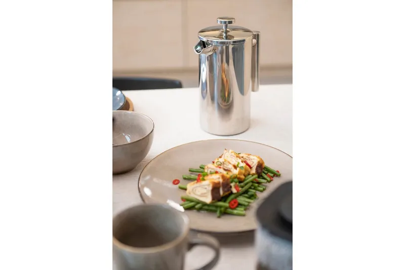 Kaffepresser Maku Gastro 1L Stål - Hvid - Husholdning - Servering & opdækning - Kander og karafler - Stempelkande & Frenchpress