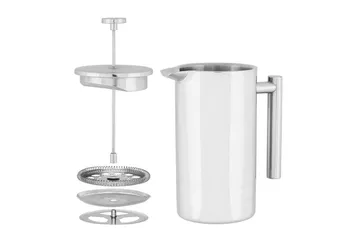 Kaffepresser Maku Gastro 1L Stål - Hvid - Husholdning - Servering & opdækning - Kander og karafler
