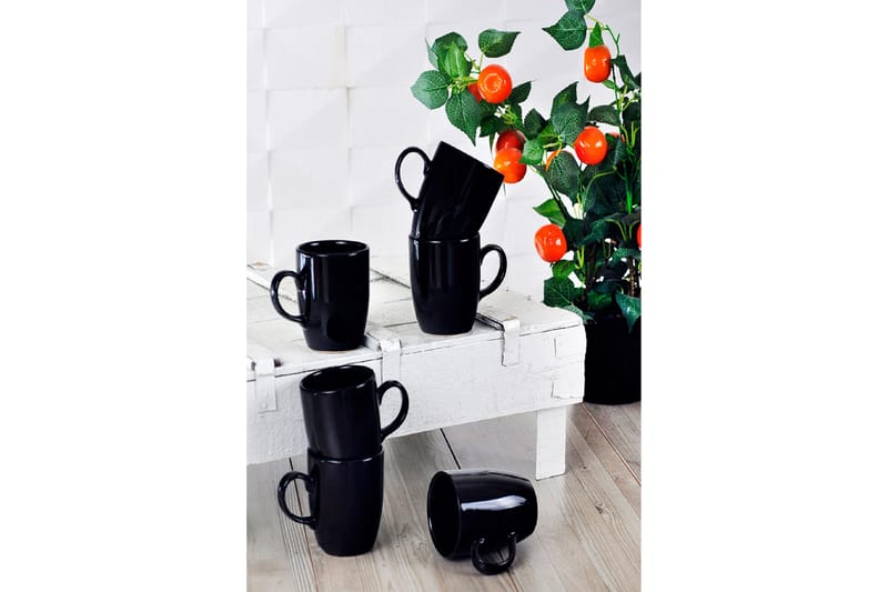 Kevat Kaffekop 6-dele, Sort