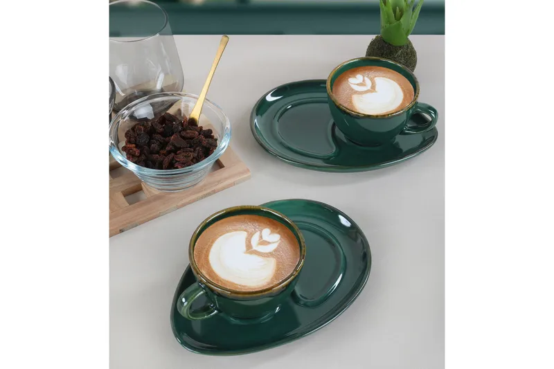 Khalidur Kaffekop 4-dele, Grøn