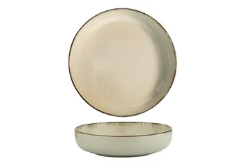 Adine Tallerkensæt 24 Dele - Porcelæn/Brun - Husholdning - Servering & opdækning - Porcelæn