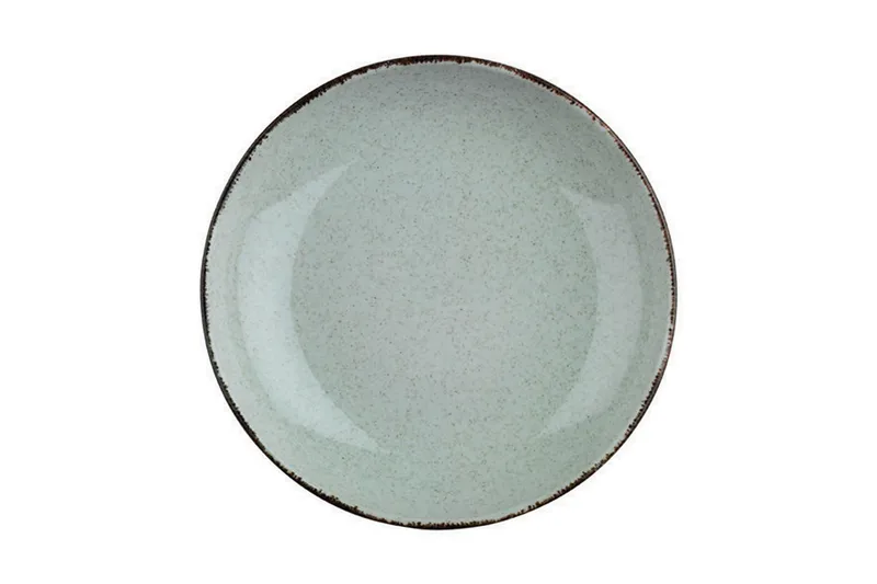 Adine Tallerkensæt 24 Dele - Porcelæn/Grøn - Husholdning - Servering & opdækning - Porcelæn
