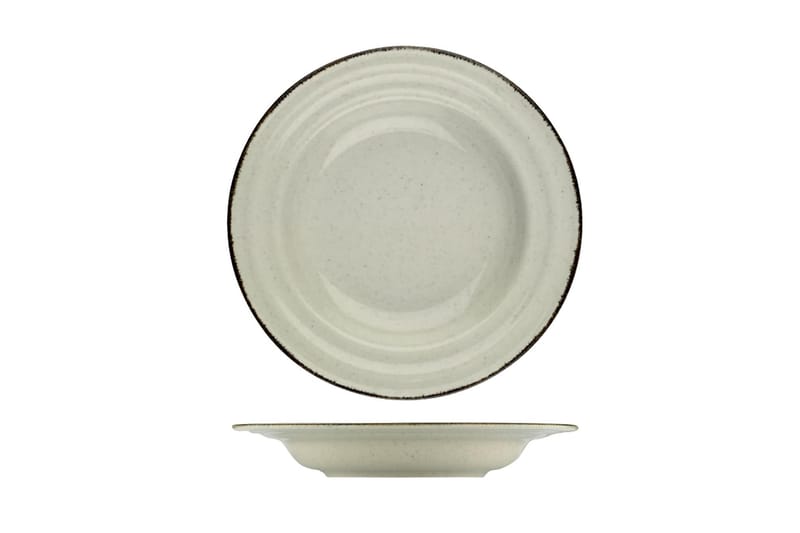 Adine Tallerkensæt 24 Dele - Porcelæn/Brun - Husholdning - Servering & opdækning - Porcelæn