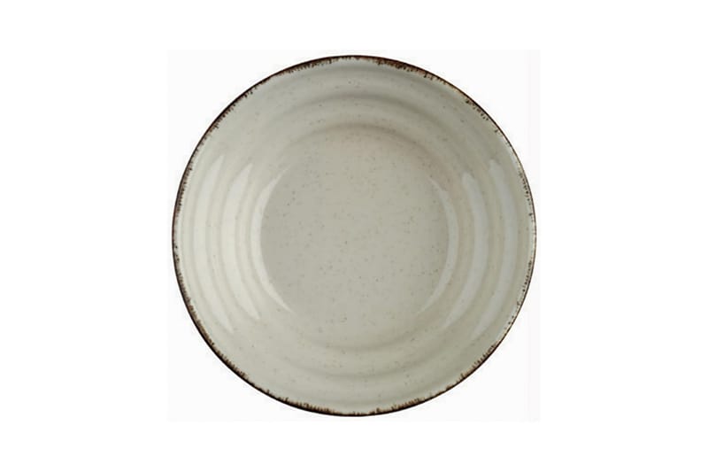 Adine Tallerkensæt 24 Dele - Porcelæn/Brun - Husholdning - Servering & opdækning - Porcelæn
