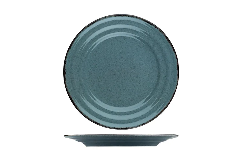 Adine Tallerkensæt 24 Dele - Porcelæn/Blå - Husholdning - Servering & opdækning - Porcelæn