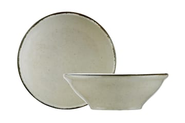 Adine Tallerkensæt 24 Dele - Porcelæn/Brun - Husholdning - Servering & opdækning - Porcelæn