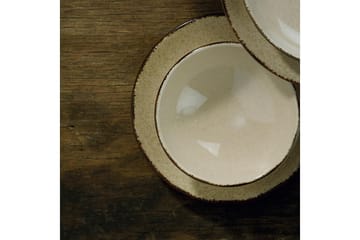 Adine Tallerkensæt 24 Dele - Porcelæn/Brun - Husholdning - Servering & opdækning - Porcelæn