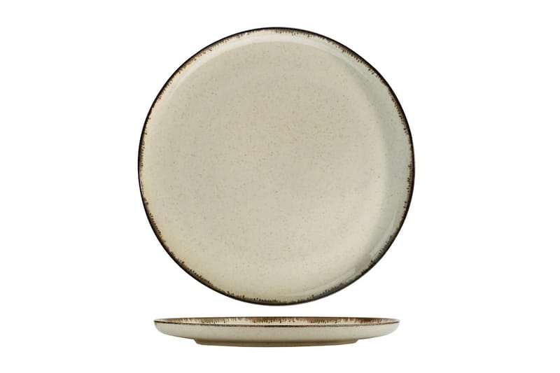 Adine Tallerkensæt 24 Dele - Porcelæn/Brun - Husholdning - Servering & opdækning - Porcelæn