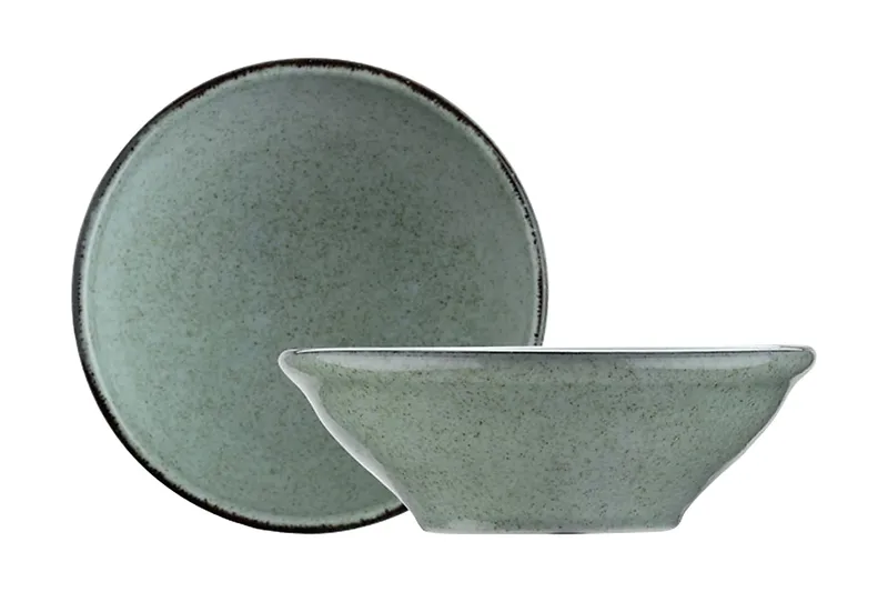 Adine Tallerkensæt 24 Dele - Porcelæn/Grøn - Husholdning - Servering & opdækning - Porcelæn