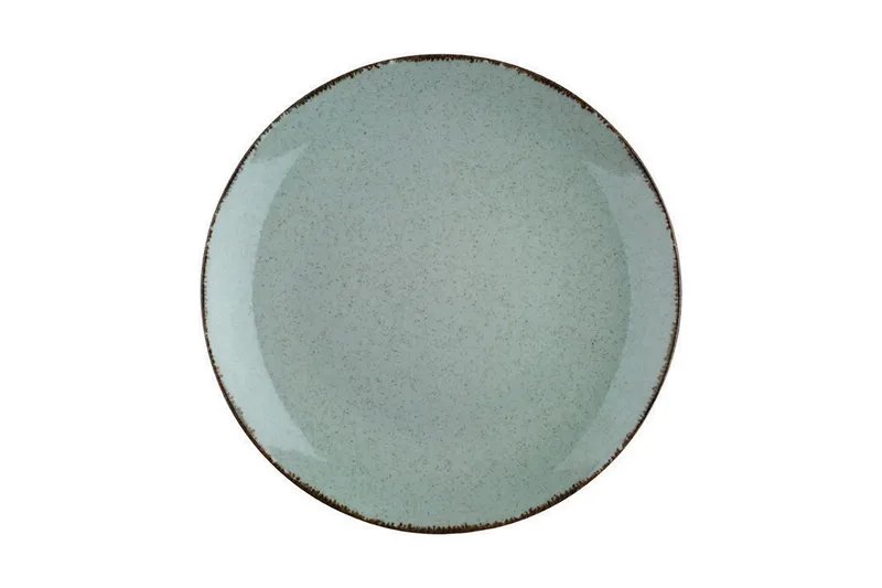 Adine Tallerkensæt 24 Dele - Porcelæn/Grøn - Husholdning - Servering & opdækning - Porcelæn