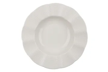 Adine Porcelæn Middagsservice 24 Dele Porcelæn - Creme - Husholdning - Servering & opdækning - Porcelæn