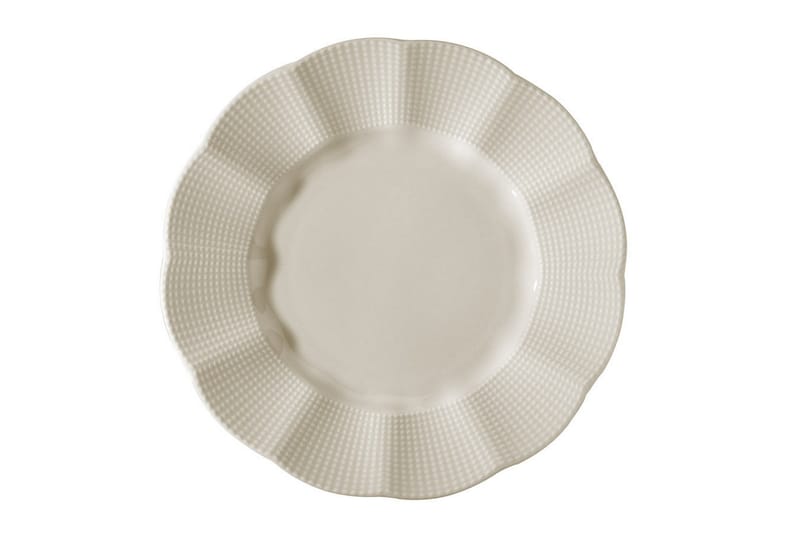 Adine Porcelæn Middagsservice 24 Dele Porcelæn - Creme - Husholdning - Servering & opdækning - Porcelæn