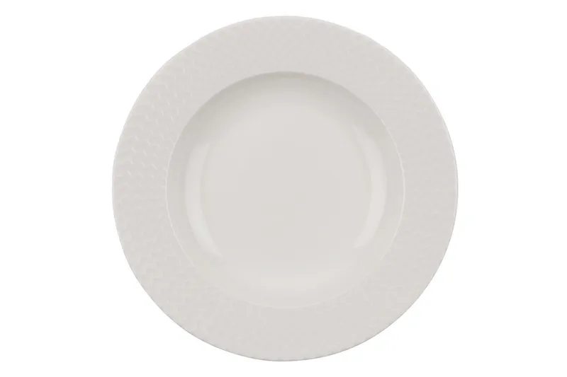 Adine Porcelæn Middagsservice 24 Dele Porcelæn - Hvid - Husholdning - Servering & opdækning - Porcelæn