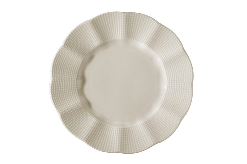 Adine Porcelæn Middagsservice 24 Dele Porcelæn - Creme - Husholdning - Servering & opdækning - Porcelæn