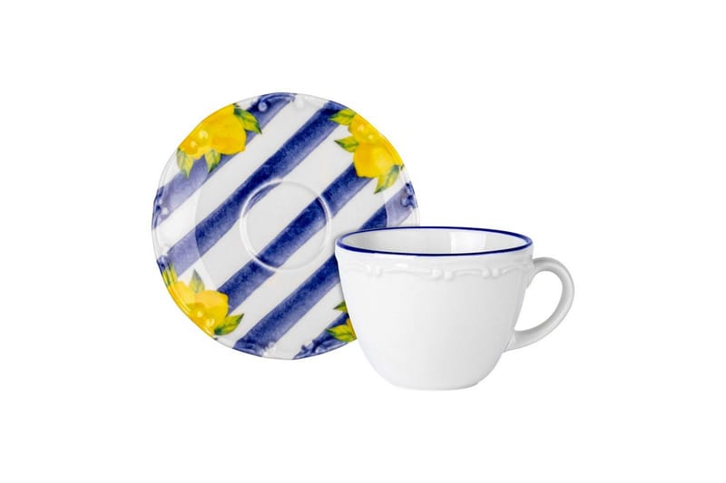 Morgenmadssæt (26 dele) Nylar 126 Multifarvet - Blå - Husholdning - Servering & opdækning - Porcelæn