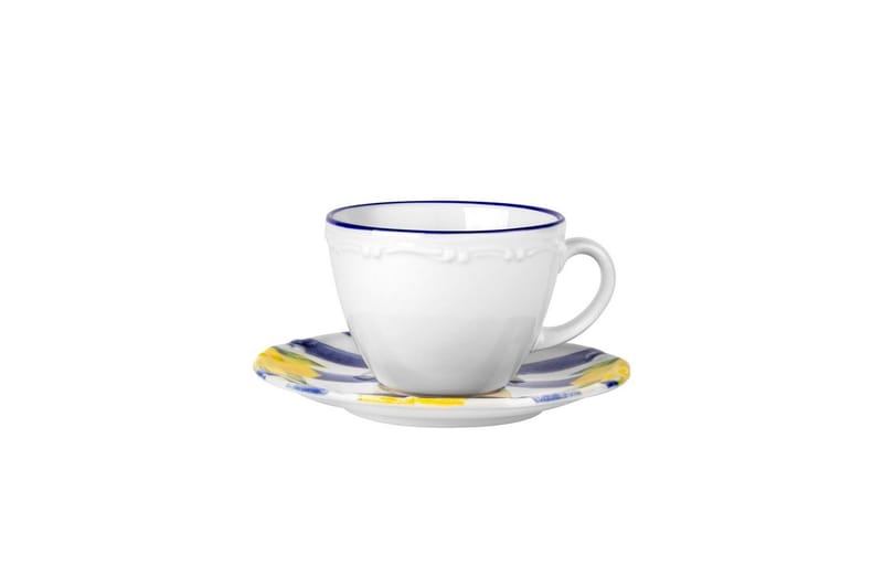 Morgenmadssæt (26 dele) Nylar 126 Multifarvet - Blå - Husholdning - Servering & opdækning - Porcelæn