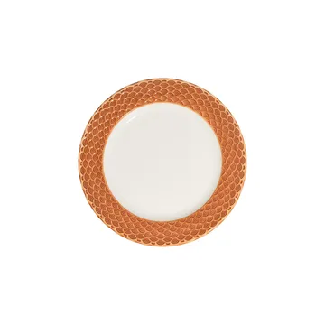 Spisestel (24 dele) Opviq Orila Costa 24 (32 x 36 x 41 cm) Hvid orange - hvid og orange - Husholdning - Servering & opdækning - Porcelæn