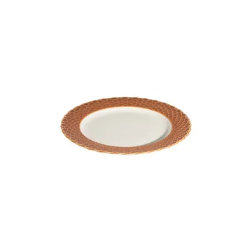 Spisestel (24 dele) Opviq Orila Costa 24 (32 x 36 x 41 cm) Hvid orange - hvid og orange - Husholdning - Servering & opdækning - Porcelæn