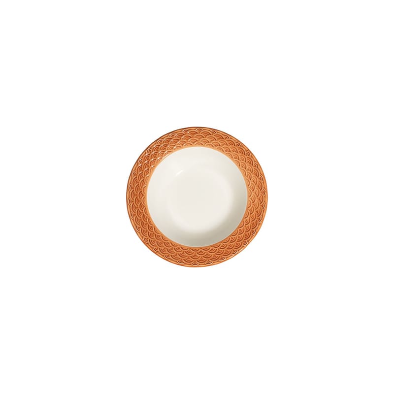 Spisestel (24 dele) Opviq Orila Costa 24 (32 x 36 x 41 cm) Hvid orange - hvid og orange - Husholdning - Servering & opdækning - Porcelæn