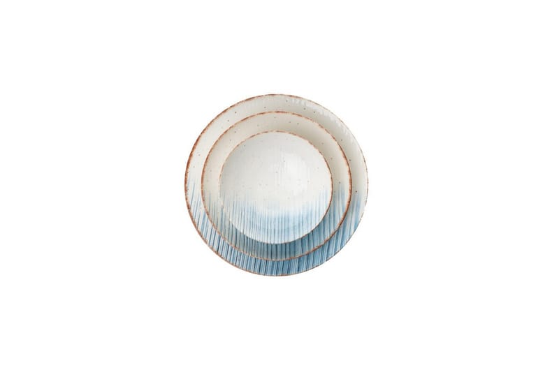 Spisestel (24 Dele) Syril multifarvet - Hvid - Husholdning - Servering & opdækning - Porcelæn