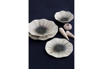 Subatan Tallerkensæt 24 Dele - Porcelæn/Flerfarvet - Husholdning - Servering & opdækning - Porcelæn
