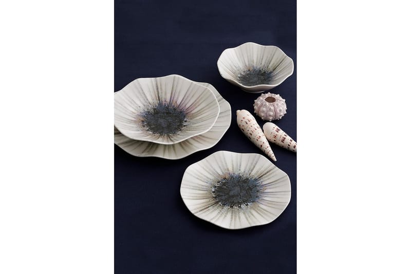 Subatan Tallerkensæt 24 Dele - Porcelæn/Flerfarvet - Husholdning - Servering & opdækning - Porcelæn