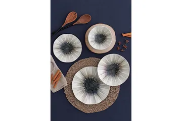 Subatan Tallerkensæt 24 Dele - Porcelæn/Flerfarvet - Husholdning - Servering & opdækning - Porcelæn