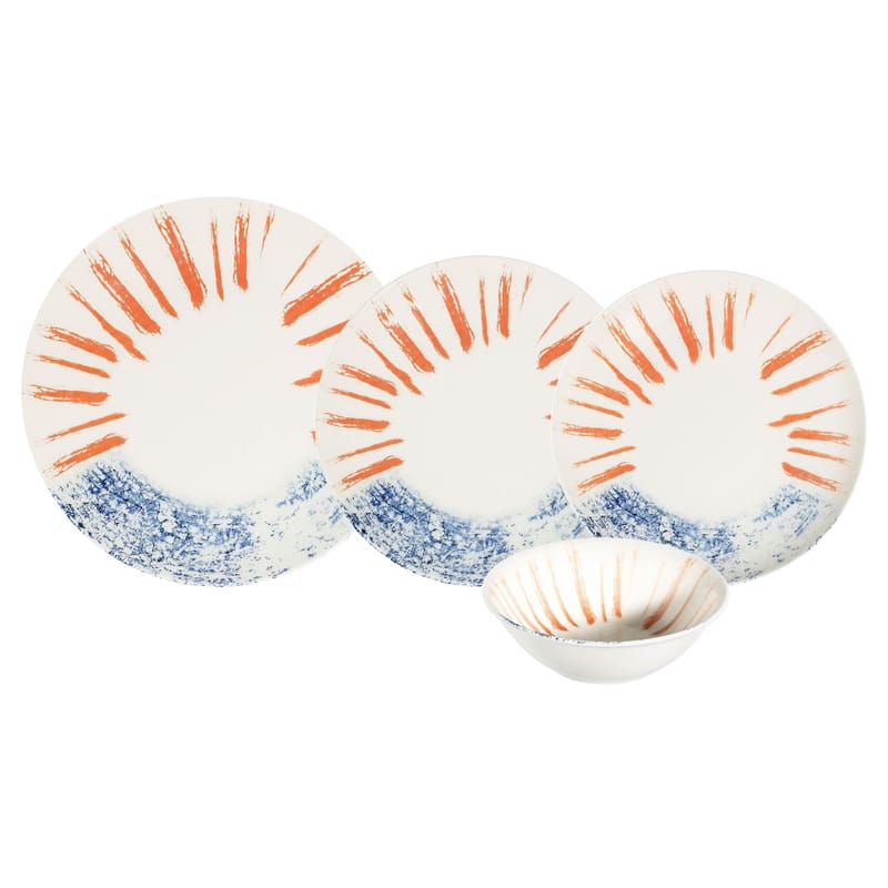 Spisestel (24 dele) Opviq Novalis Chic 24 (32 x 36 x 41 cm) Multifarvet - Flerfarvet - Husholdning - Servering & opdækning - Porcelæn