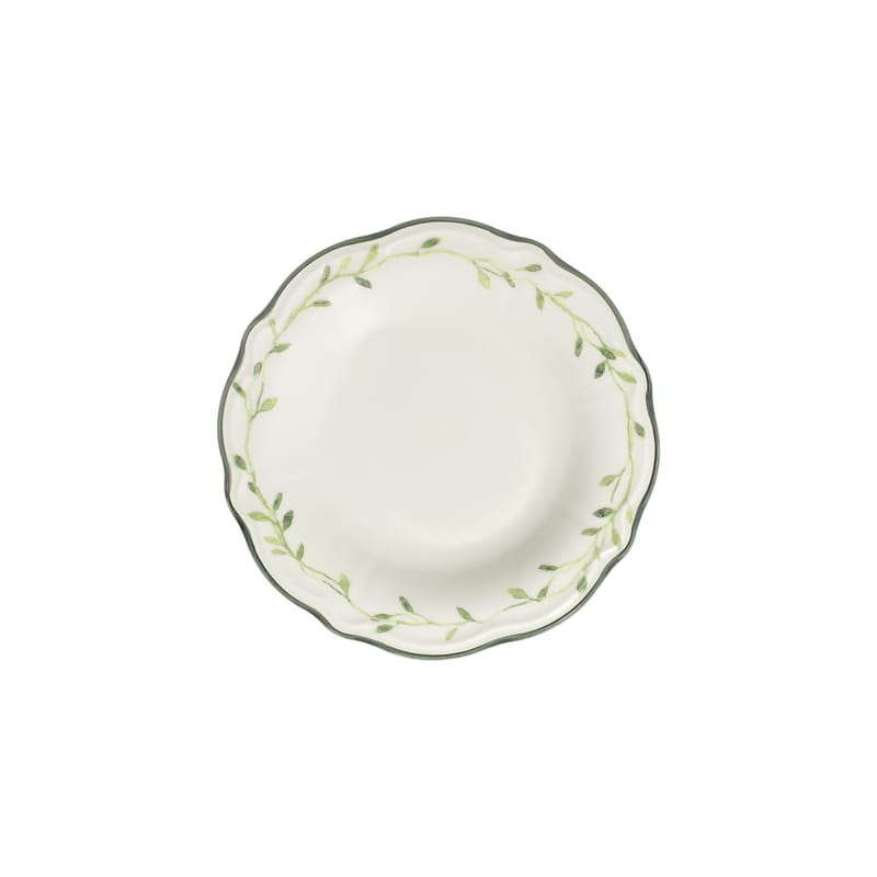 Spisestel (24 dele) Opviq Olivessa Fulya 24 (32 x 36 x 41 cm) Hvid Grøn - Hvid og grøn - Husholdning - Servering & opdækning - Porcelæn