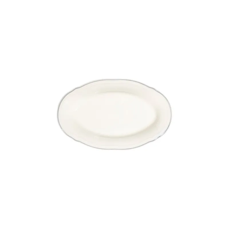 Spisestel (53 dele) Opviq Platin Yaldiz Fulya 53 (53 x 33 x 36 cm) Hvid sølv - Hvid og sølv - Husholdning - Servering & opdækning - Porcelæn