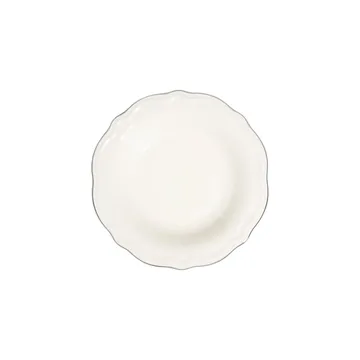 Spisestel (53 dele) Opviq Platin Yaldiz Fulya 53 (53 x 33 x 36 cm) Hvid sølv - Hvid/sølv - Husholdning - Servering & opdækning - Porcelæn