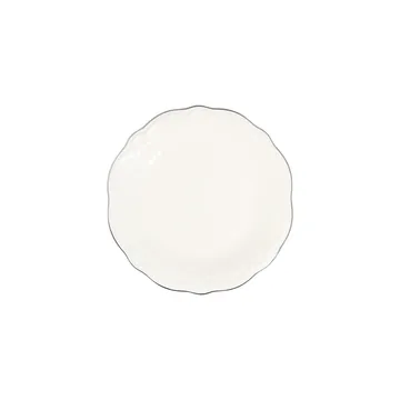 Spisestel (53 dele) Opviq Platin Yaldiz Fulya 53 (53 x 33 x 36 cm) Hvid sølv - Hvid/sølv - Husholdning - Servering & opdækning - Porcelæn