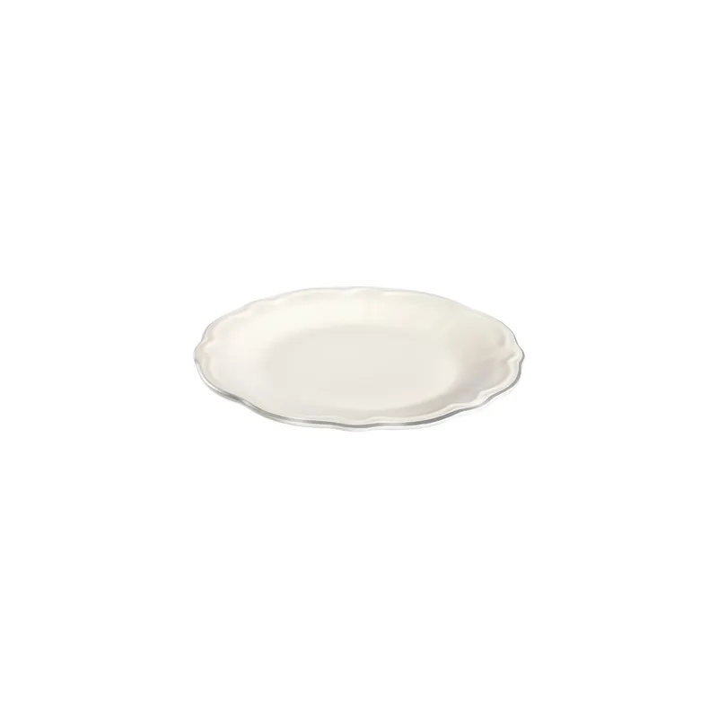 Spisestel (53 dele) Opviq Platin Yaldiz Fulya 53 (53 x 33 x 36 cm) Hvid sølv - Hvid og sølv - Husholdning - Servering & opdækning - Porcelæn