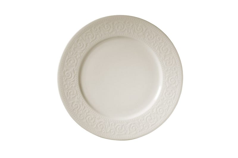 Adine Porcelæn Middagsservice 24 Dele Porcelæn - Hvid - Husholdning - Servering & opdækning - Tallerkener