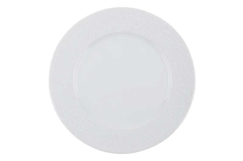 Adine Porcelæn Middagsservice 24 Dele Porcelæn - Hvid - Husholdning - Servering & opdækning - Tallerkener