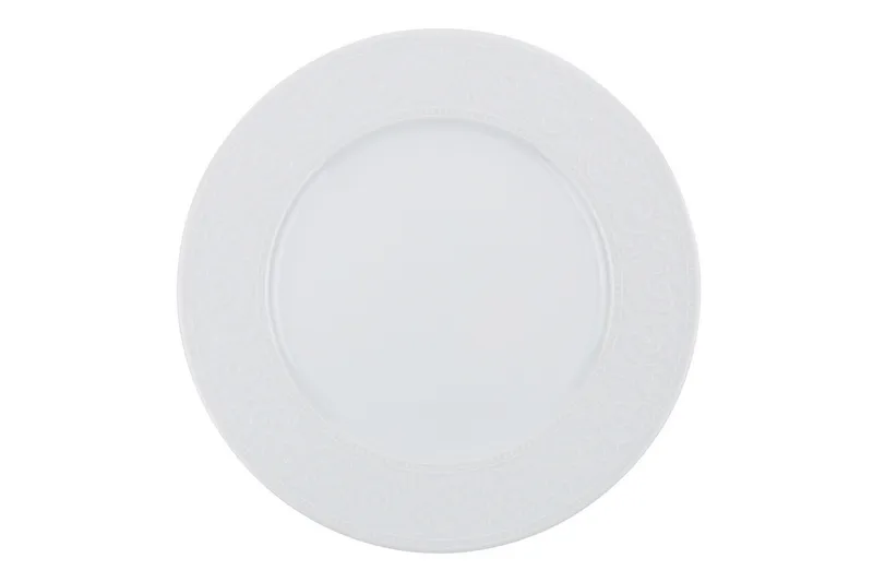 Adine Porcelæn Middagsservice 24 Dele Porcelæn - Hvid - Husholdning - Servering & opdækning - Tallerkener