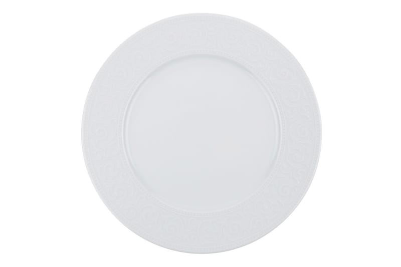 Adine Porcelæn Middagsservice 24 Dele Porcelæn - Hvid - Husholdning - Servering & opdækning - Tallerkener