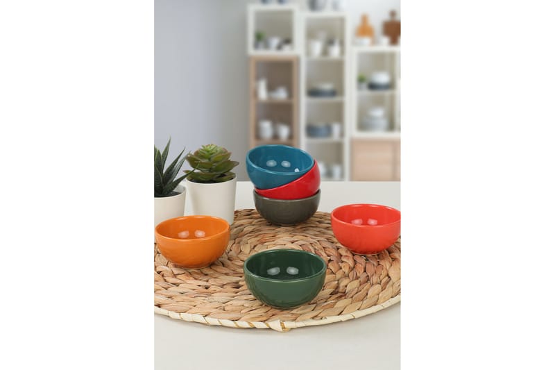Karshana Dyb Tallerken 8 cm, Flerfarvet