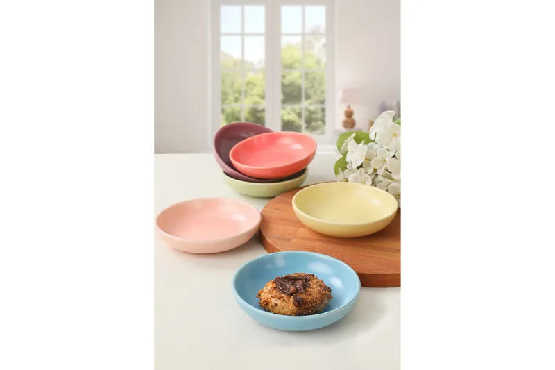 Kaur Dyb Tallerken 13 cm, Flerfarvet