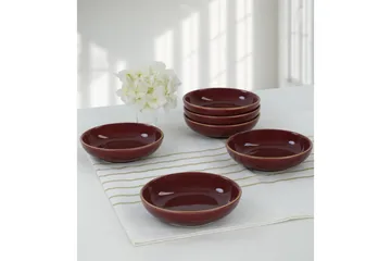 Kausal Djup Tallrik Wine red
