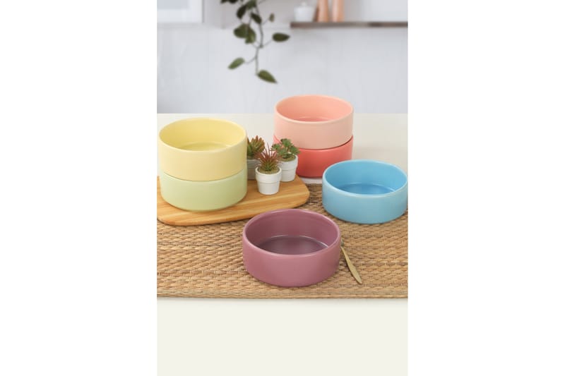 Kauslender Dyb Tallerken 14 cm, Flerfarvet