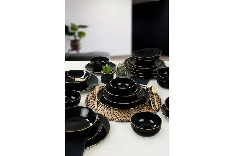 Maman Servis 26 cm, Sort/Guld