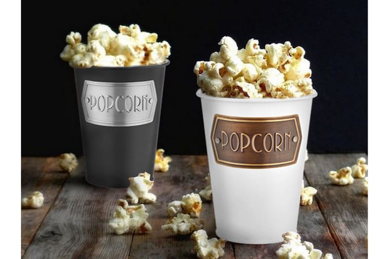 Popcornskål - Sort - Popcornskål