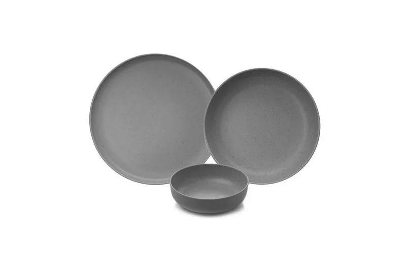 Spisestel (12 Dele) Athodna Antracit - Antracit - Husholdning - Servering & opdækning - Tallerkener - Servicesæt & tallerkner sæt
